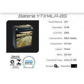 BATERIA YTX14LA-BS